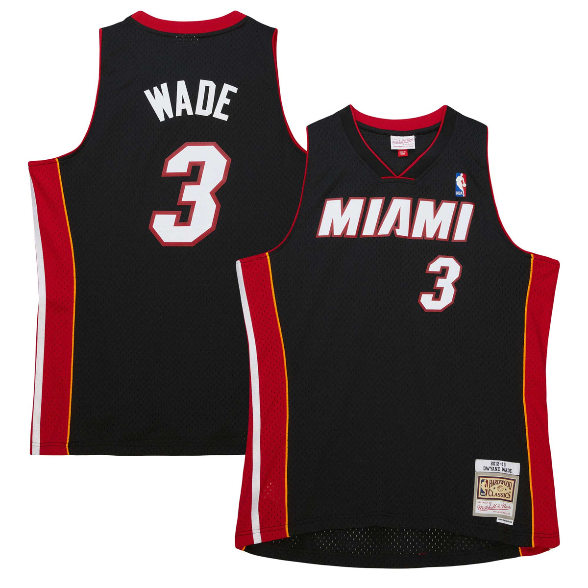 Dwyane Wade Miami Heat 2012 Hardwood Classics Swingman Road Basketball Jersey