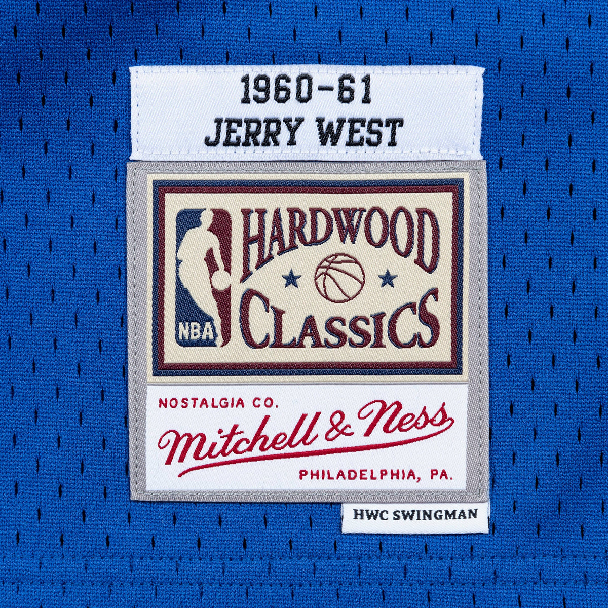 Jerry West Los Angeles Lakers 1960 - 61 Swingman Road Basketball Jersey