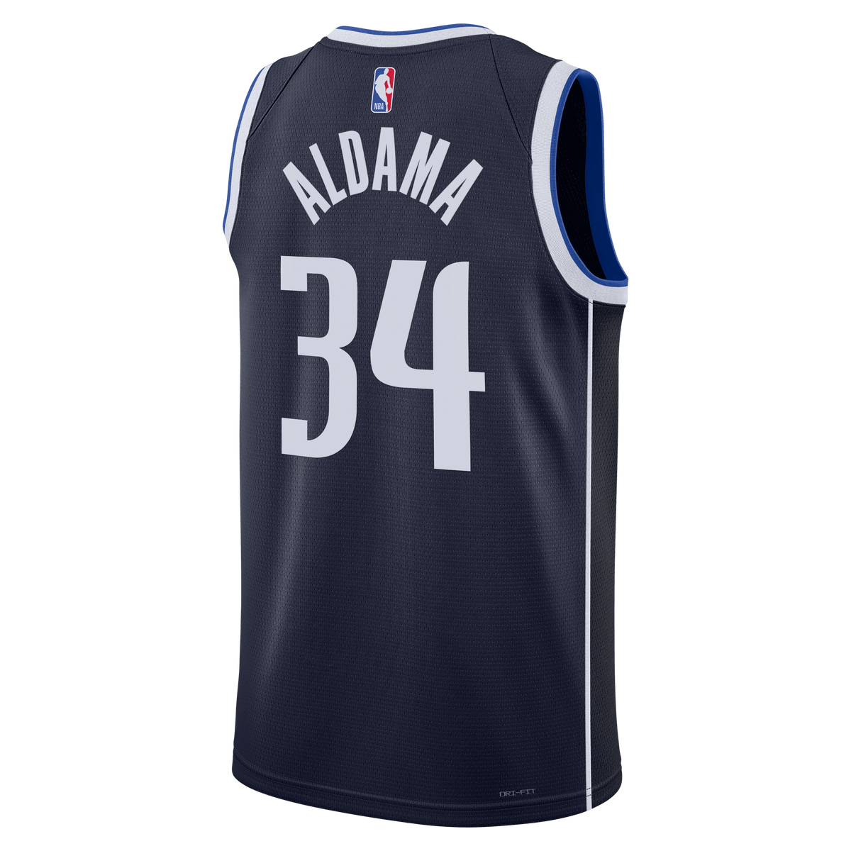 Santi Aldama Dallas Mavericks Statement Edition Swingman Basketball Jersey - Navy - Unisex